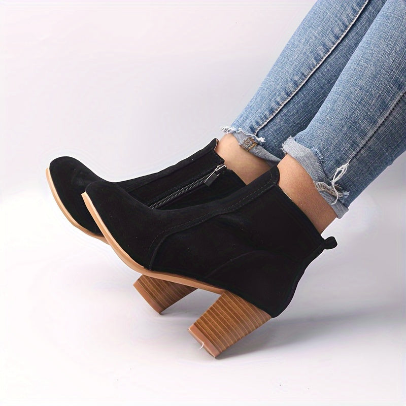 Maryline™ – Durable Ankle Boots with Stable Heels for All-Day Comfort