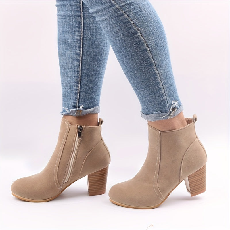 Maryline™ – Durable Ankle Boots with Stable Heels for All-Day Comfort