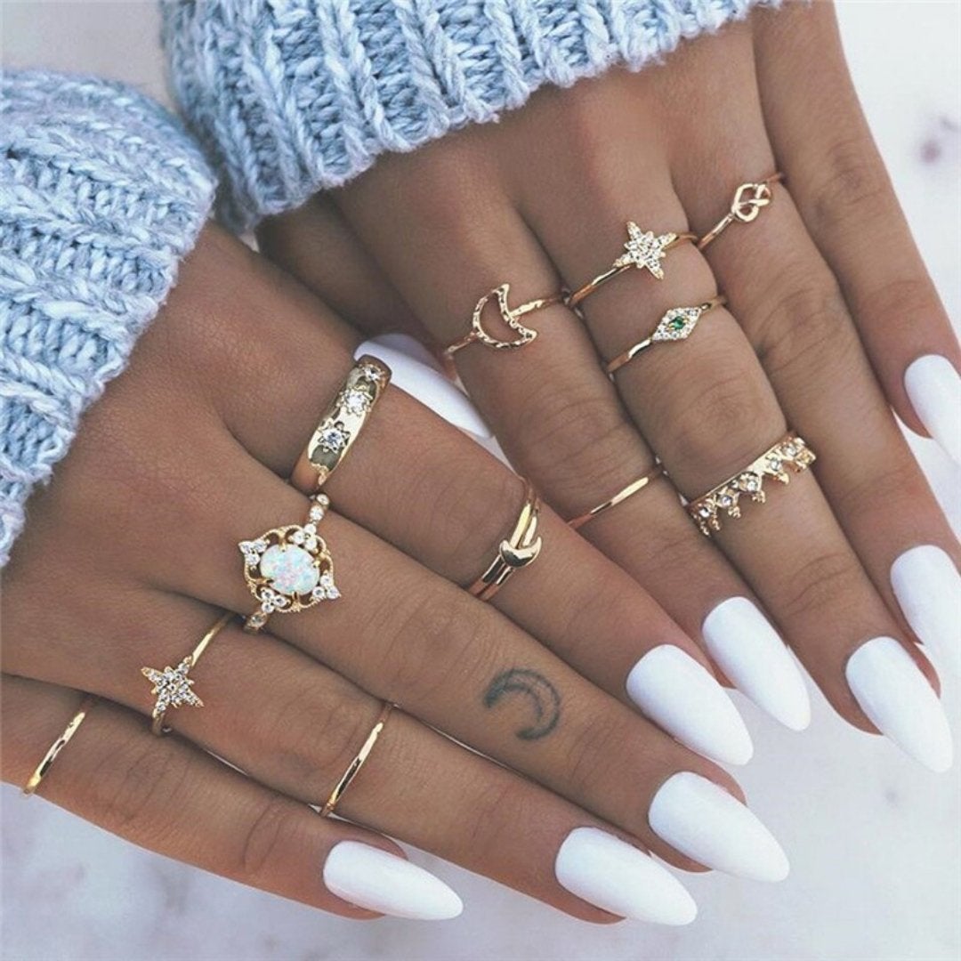 Deluxe Ring Set (8–12 Pieces)