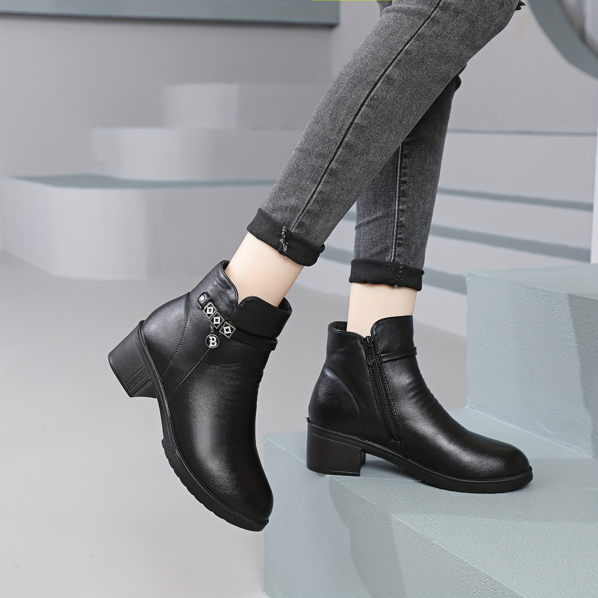 Noémie™ – Cozy Winter Ankle Boots