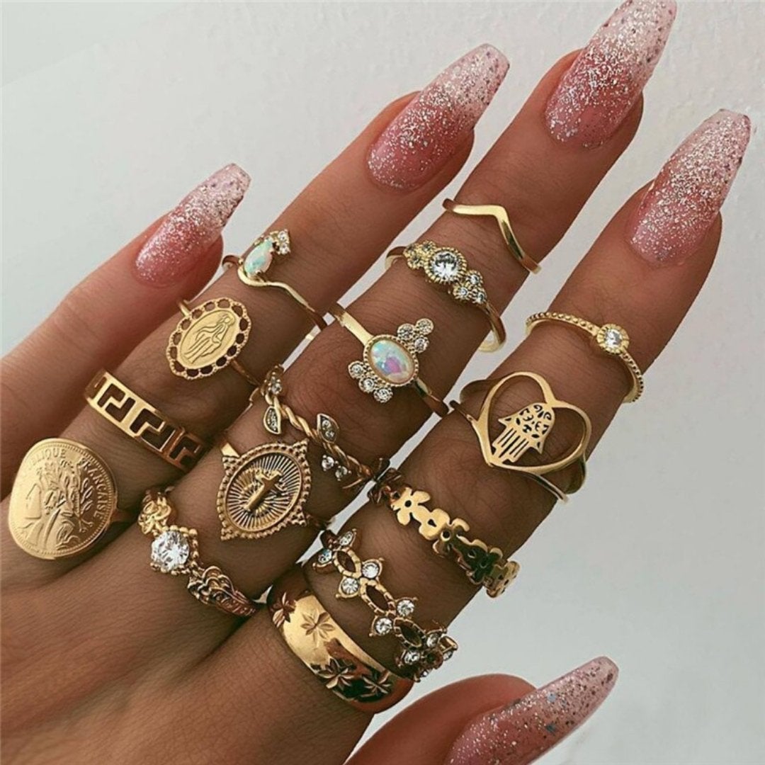 Deluxe Ring Set (8–12 Pieces)