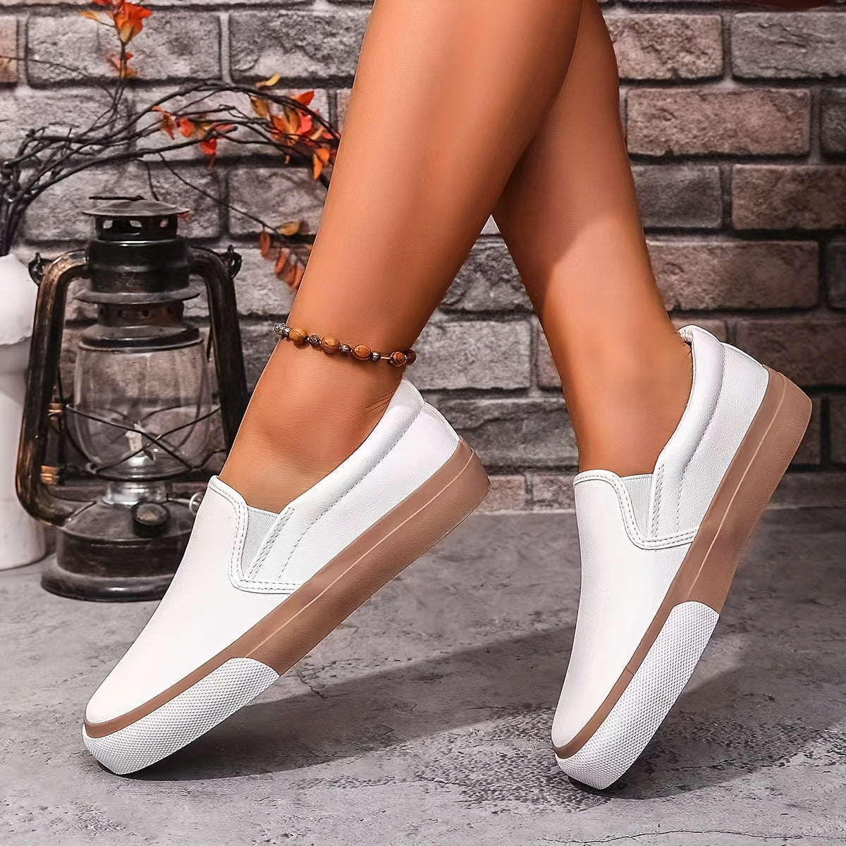 Élodie™ | Chic and Cozy Slip-On Sneakers