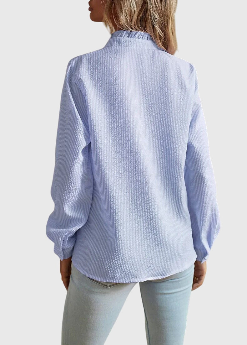 Alice - Long Sleeve Ruffle Top