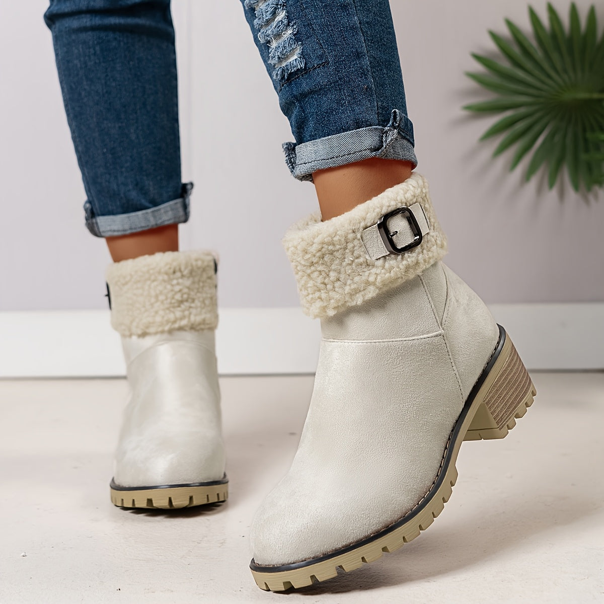 Ophélie | Cozy Chic Winter Ankle Boots