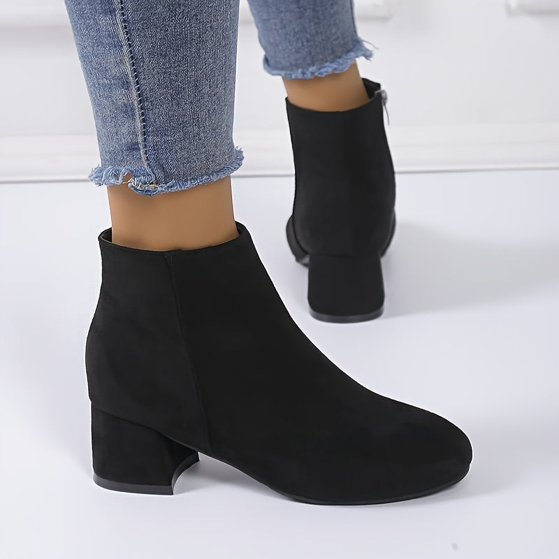 Colette™ – Stylish Block Heel Ankle Boots for Ultimate Comfort