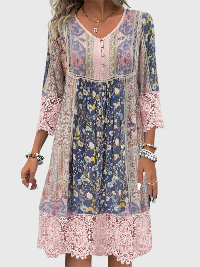 Amanda - Printed Dress