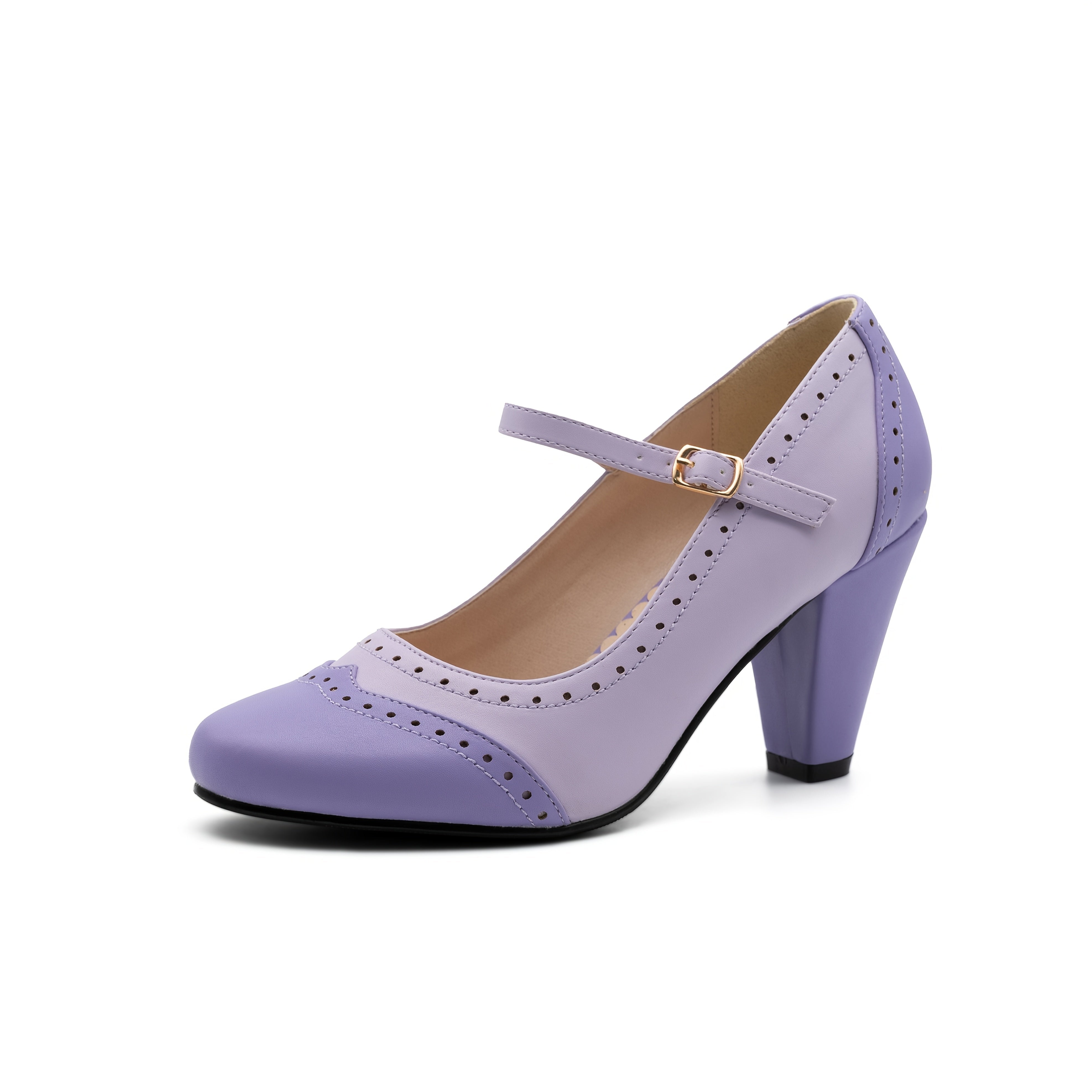 Amy™ | Stylish Two-Tone Heels with Comfort-Focused Design