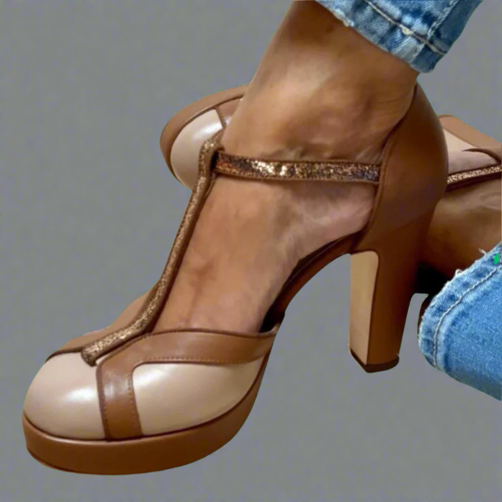 Criselmara™ | Stylish and Cozy Heeled Sandals