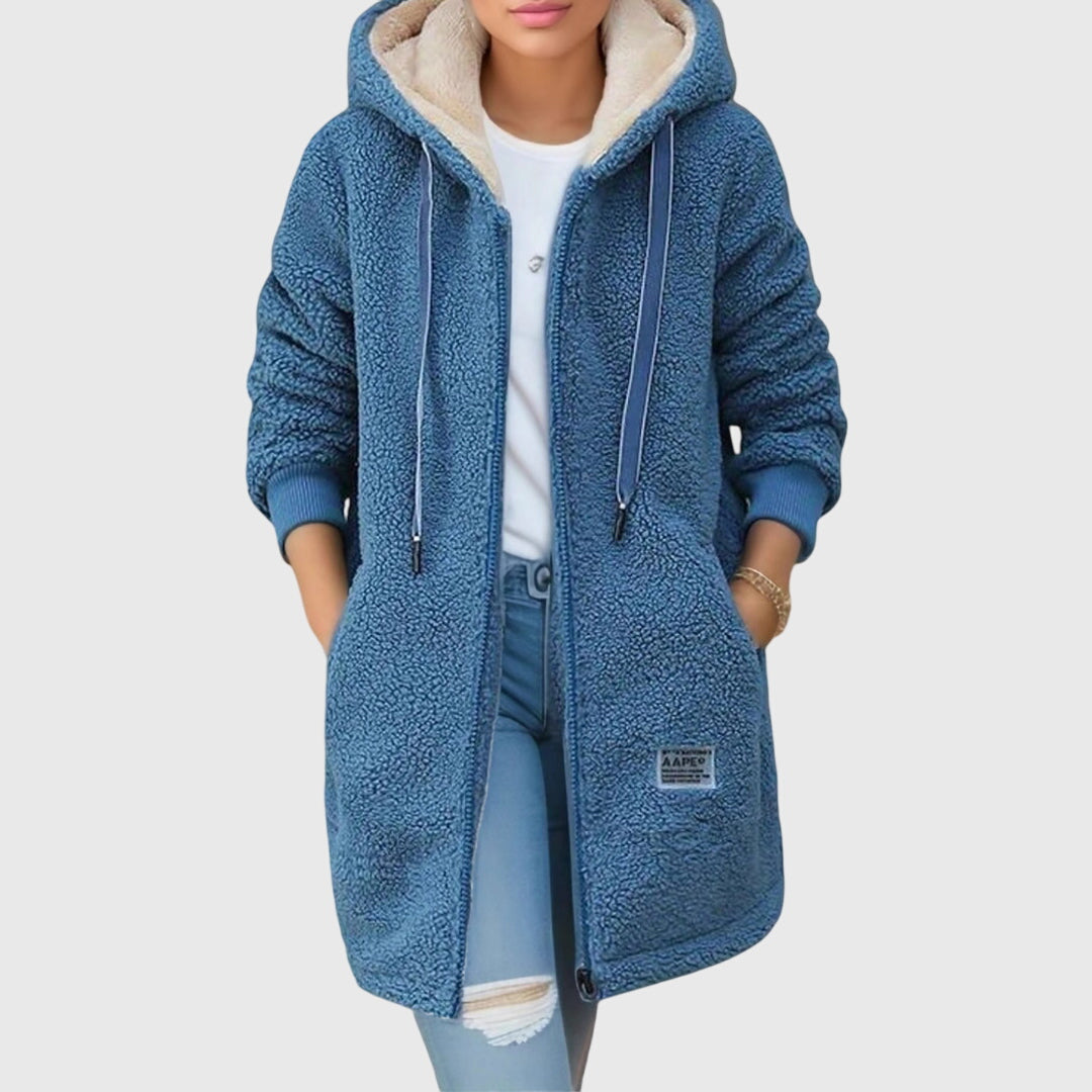 Ada - Cozy Fleece Hooded Jacket