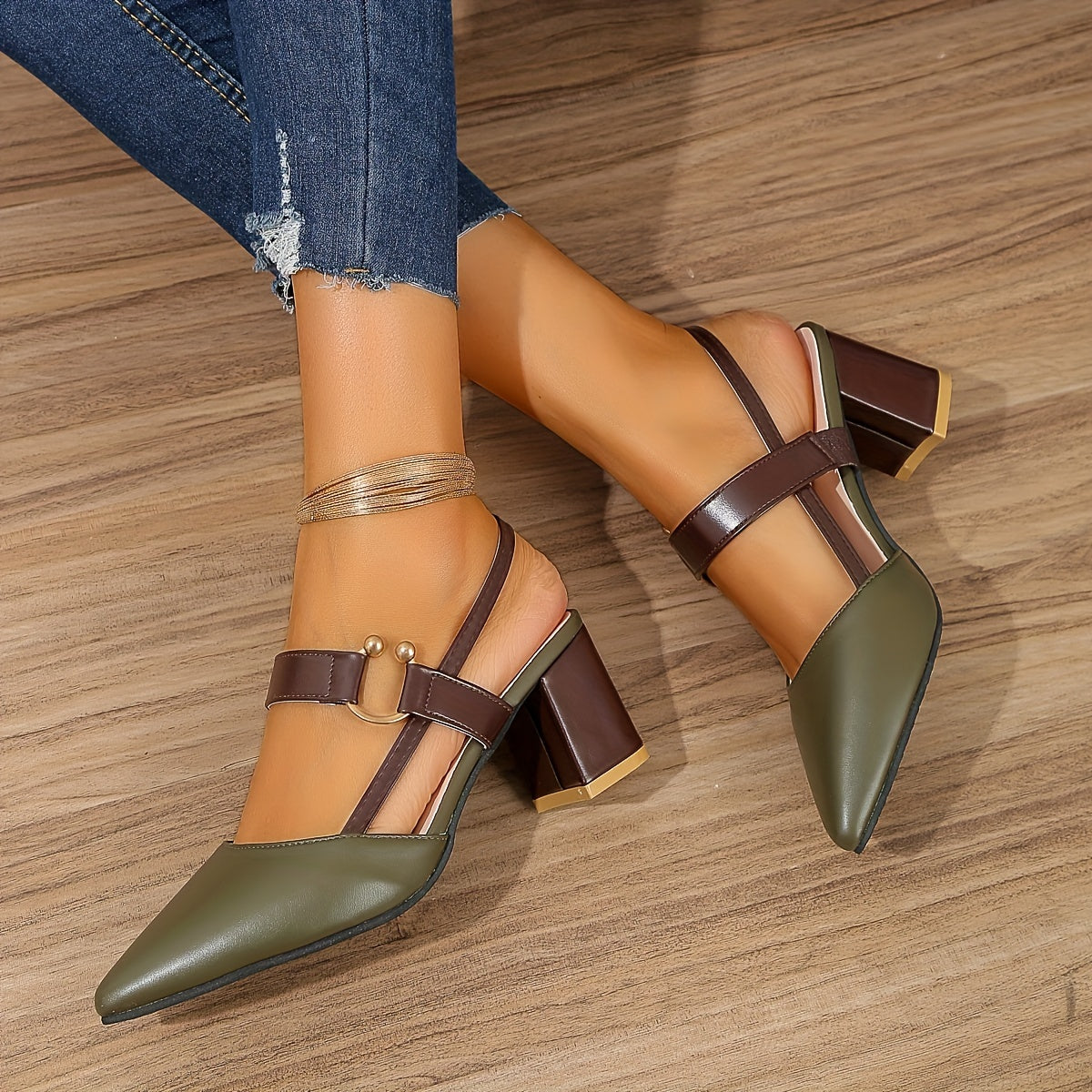 Claudette™ – Chic and Cozy Strappy Heels