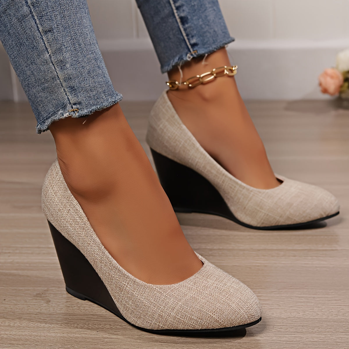 Françoise™ – Elegant Wedge Shoes for Ultimate Comfort