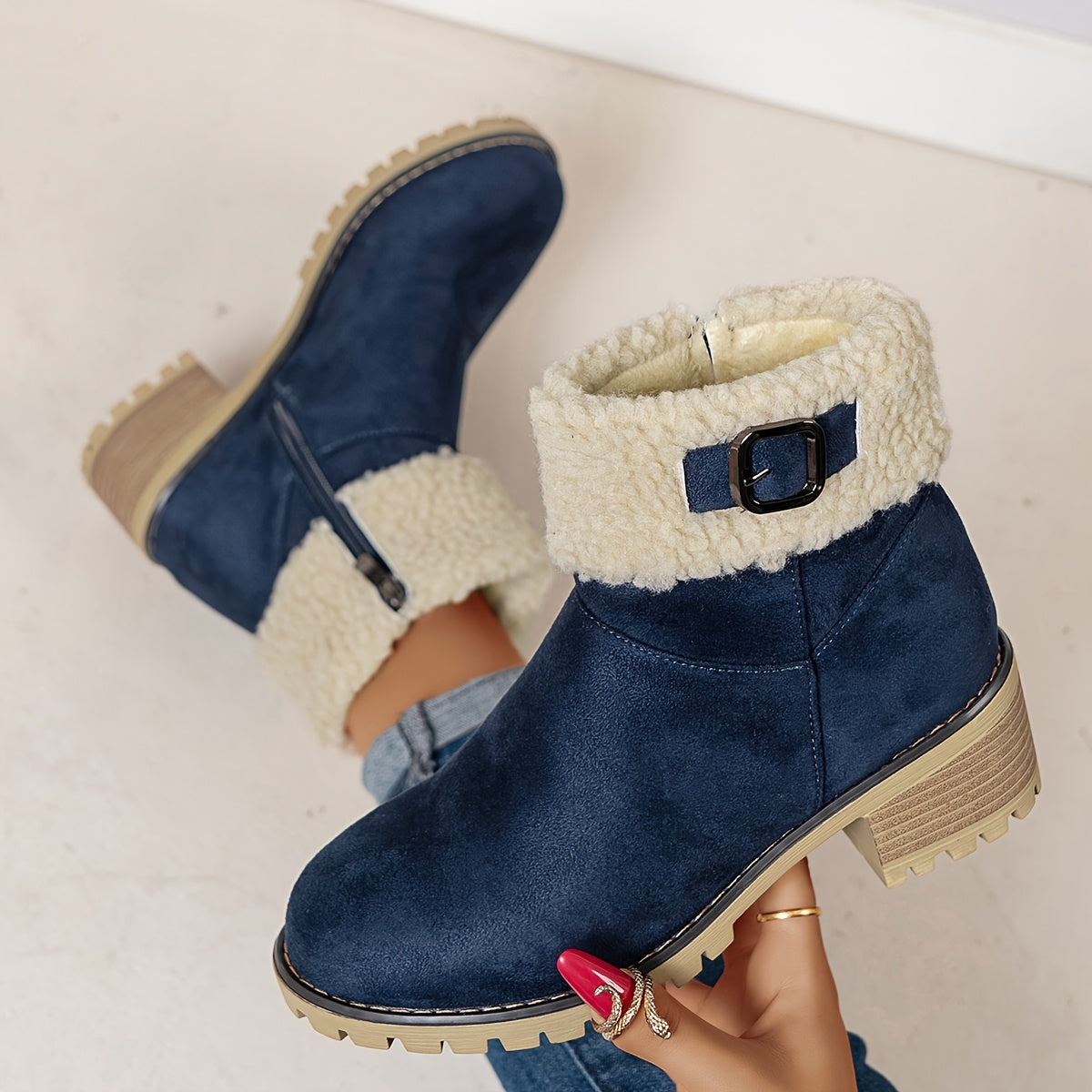 Ophélie | Cozy Chic Winter Ankle Boots