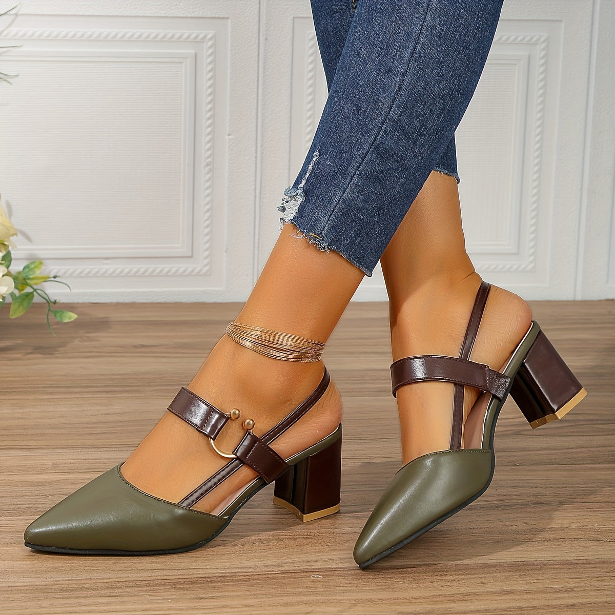 Claudette™ – Chic and Cozy Strappy Heels