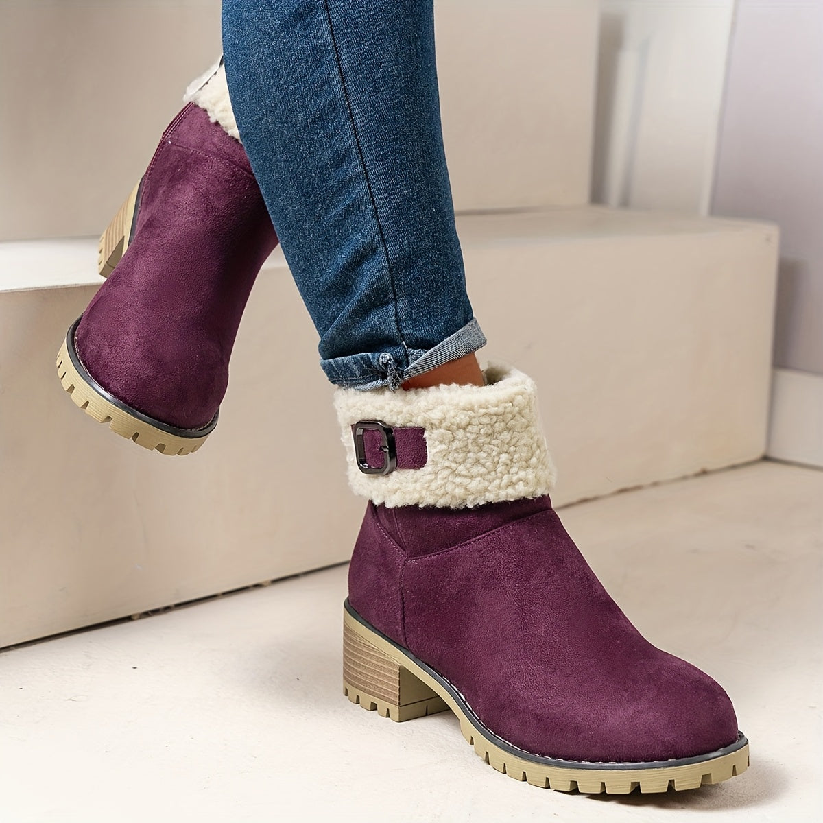Ophélie | Cozy Chic Winter Ankle Boots