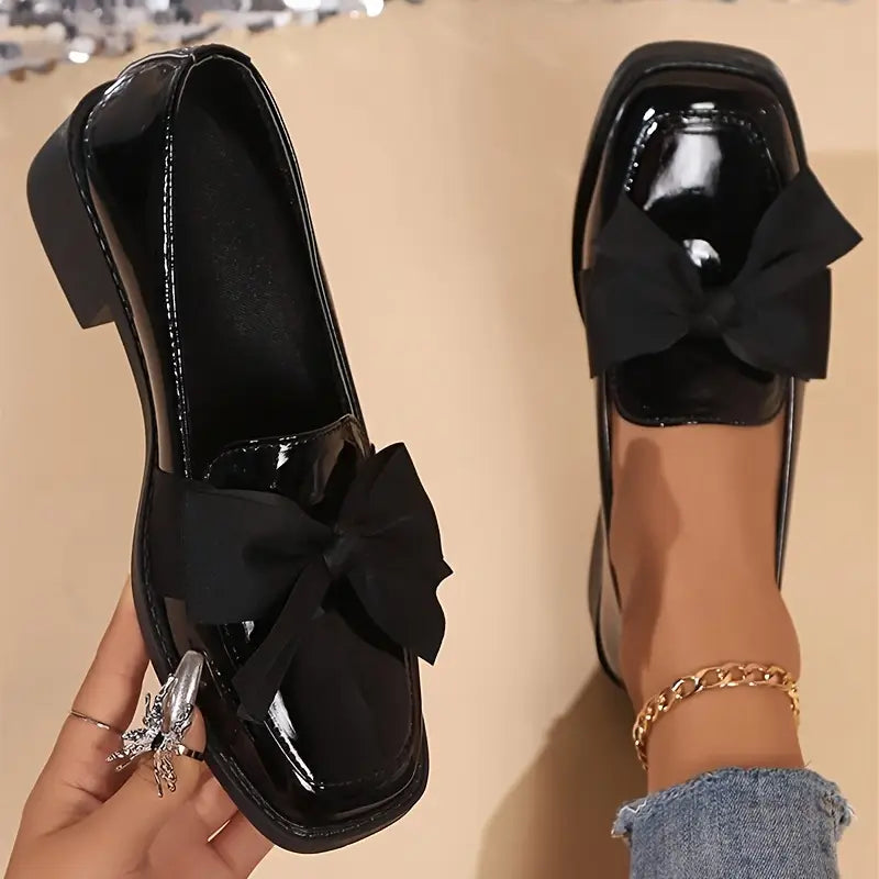 Lucette™ – Stylish Bow Loafers Designed for Sensitive Feet