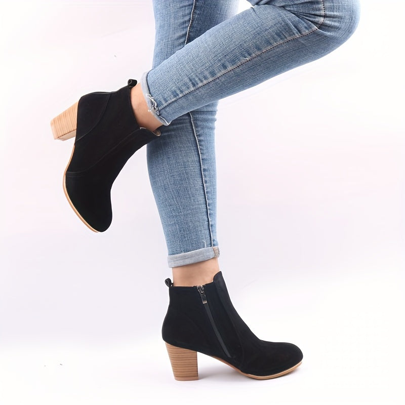Maryline™ – Durable Ankle Boots with Stable Heels for All-Day Comfort