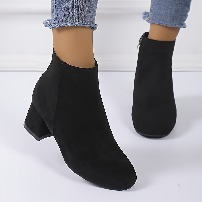 Colette™ – Stylish Block Heel Ankle Boots for Ultimate Comfort