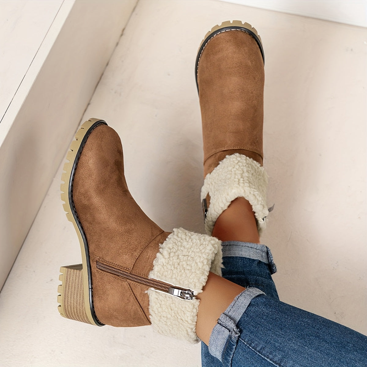 Ophélie | Cozy Chic Winter Ankle Boots