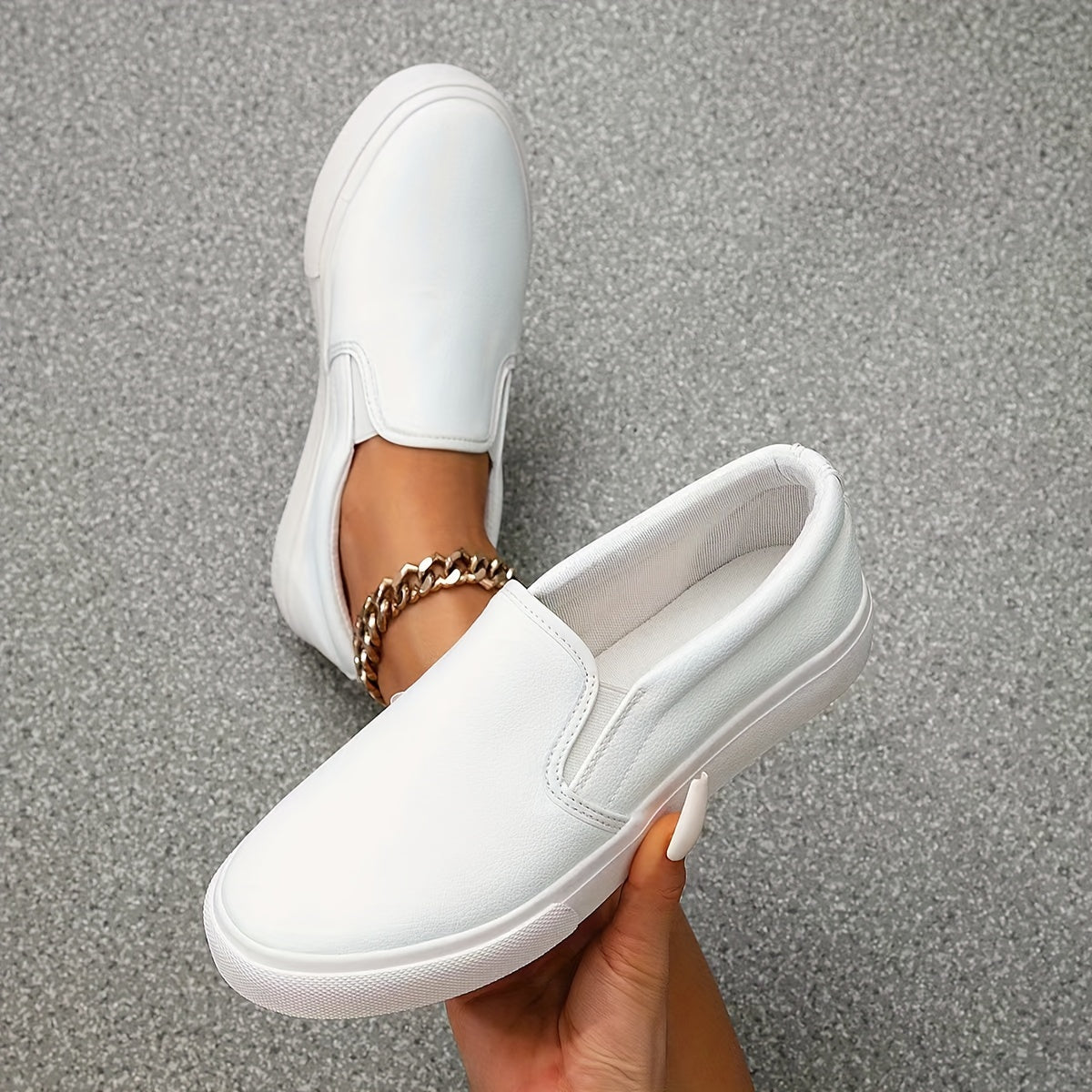 Élodie™ | Chic and Cozy Slip-On Sneakers
