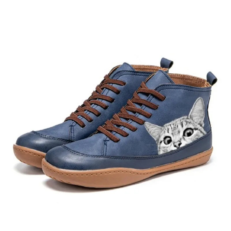 Felinite | Cat Lover's Ankle Boots