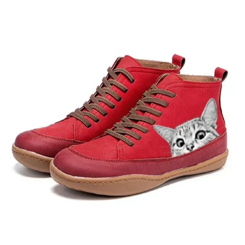 Felinite | Cat Lover's Ankle Boots