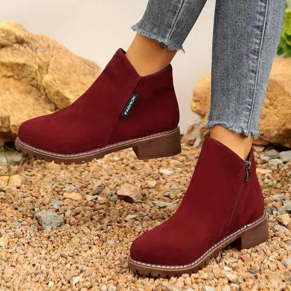 Carmen™ | Stylish and Cozy Women's Ankle Boots