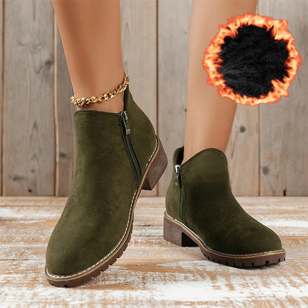Carmen™ | Stylish and Cozy Women's Ankle Boots