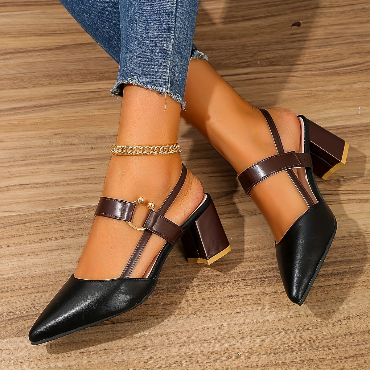 Claudette™ – Chic and Cozy Strappy Heels