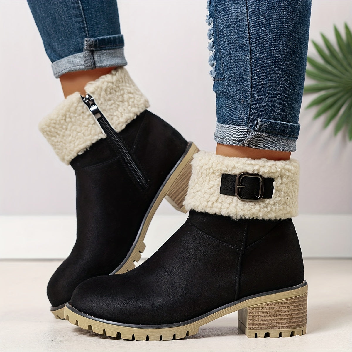 Ophélie | Cozy Chic Winter Ankle Boots