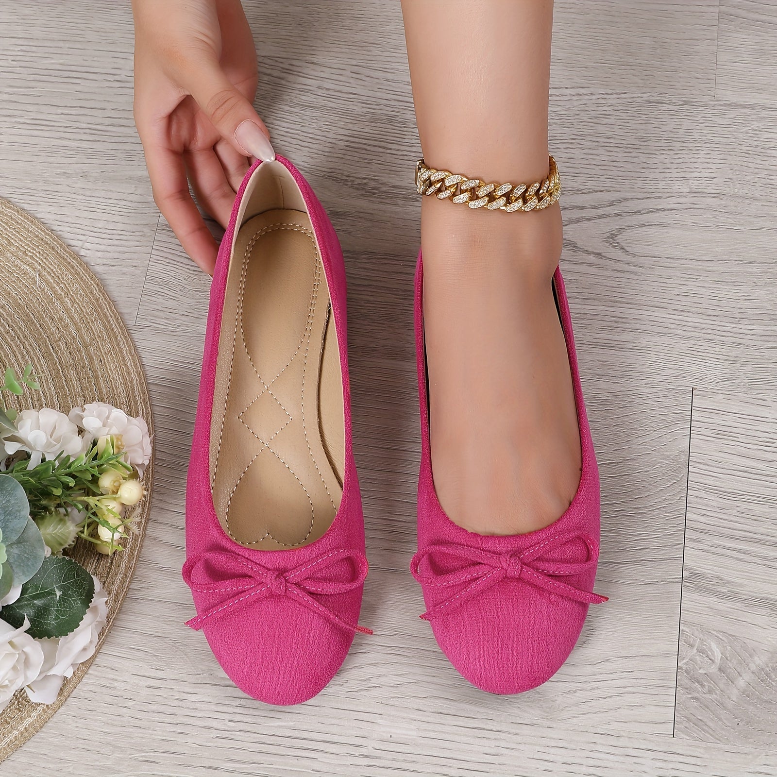 Roselyne | Graceful and Comfortable Ballerina Flats