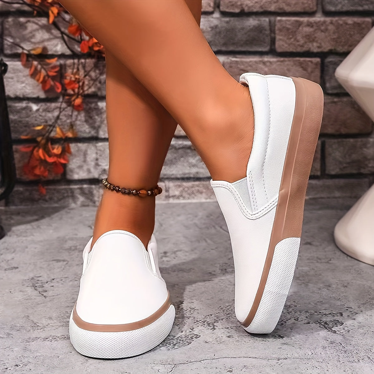 Élodie™ | Chic and Cozy Slip-On Sneakers