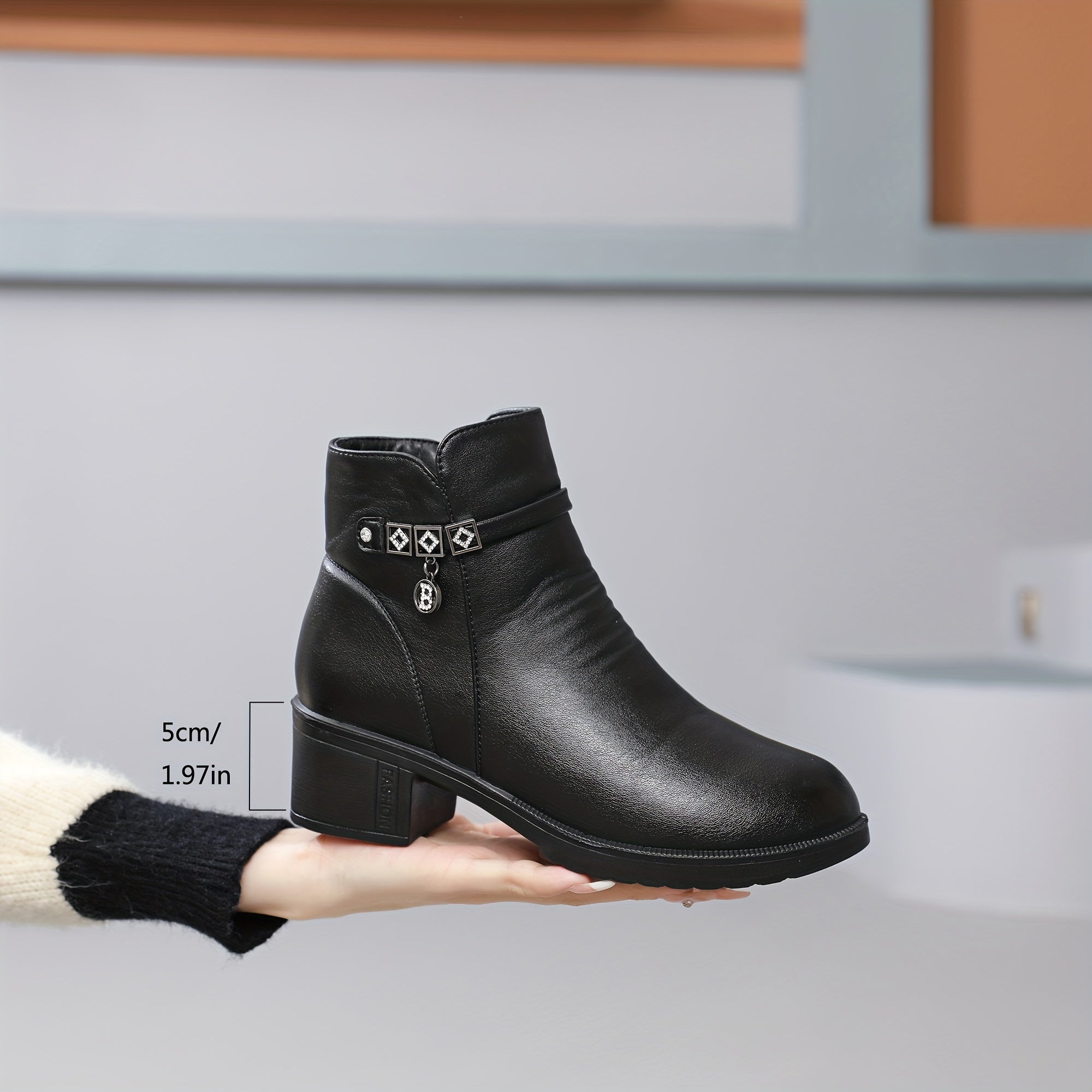 Noémie™ – Cozy Winter Ankle Boots