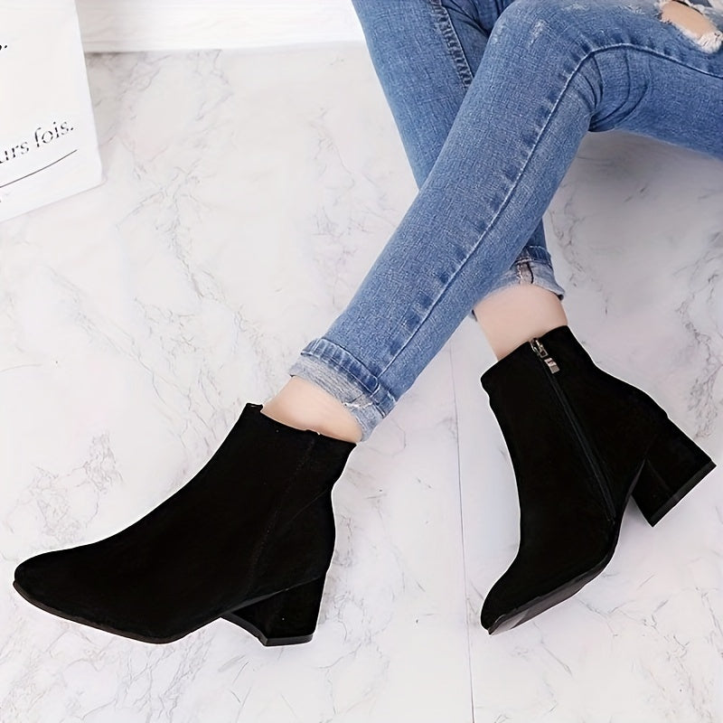 Colette™ – Stylish Block Heel Ankle Boots for Ultimate Comfort