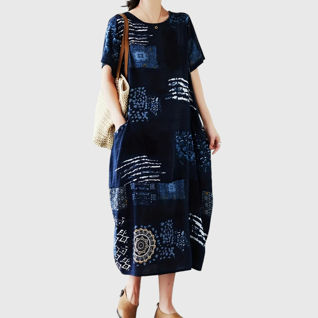 Andrea - Chic Maxi Dress with Tummy-Enhancing Design