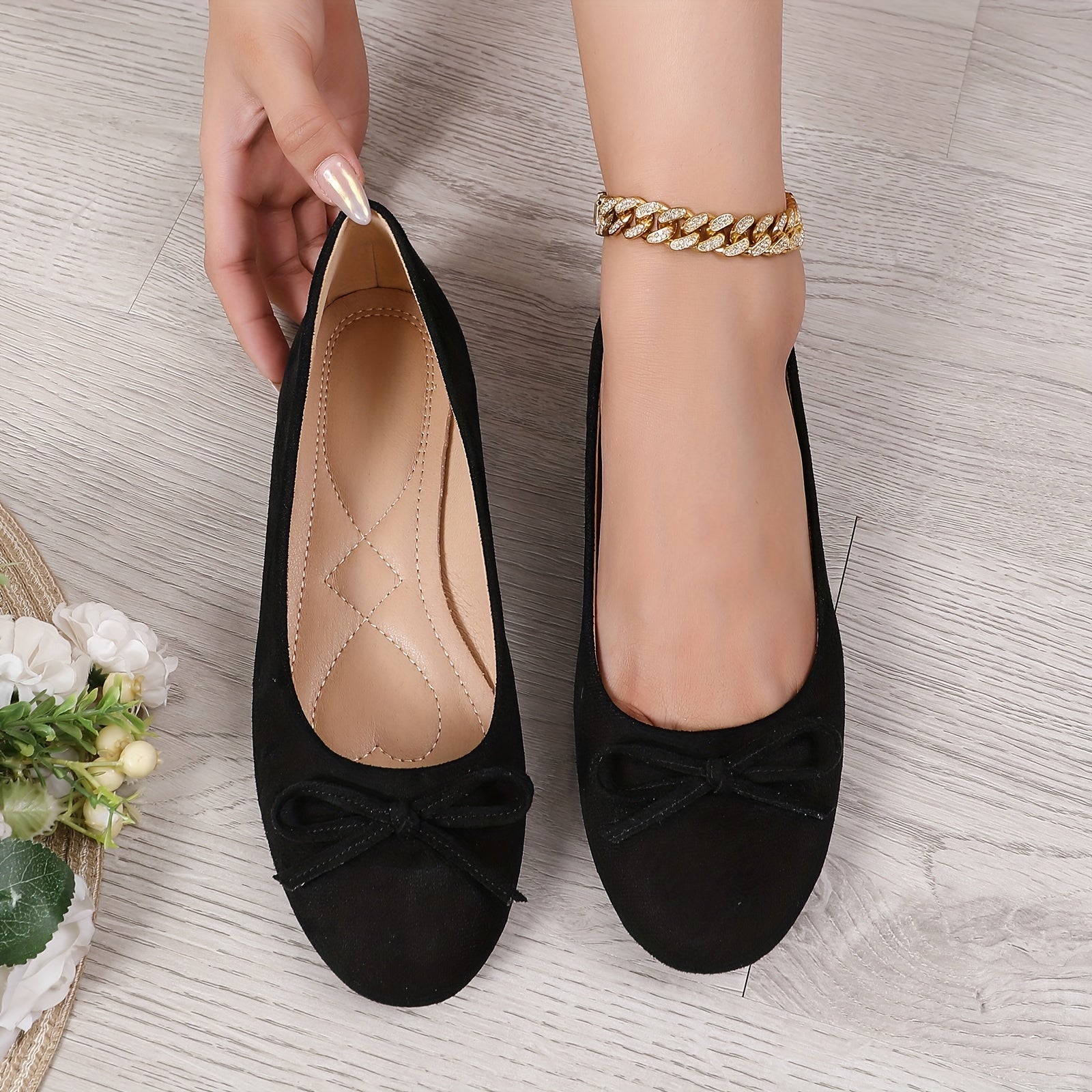 Roselyne | Graceful and Comfortable Ballerina Flats
