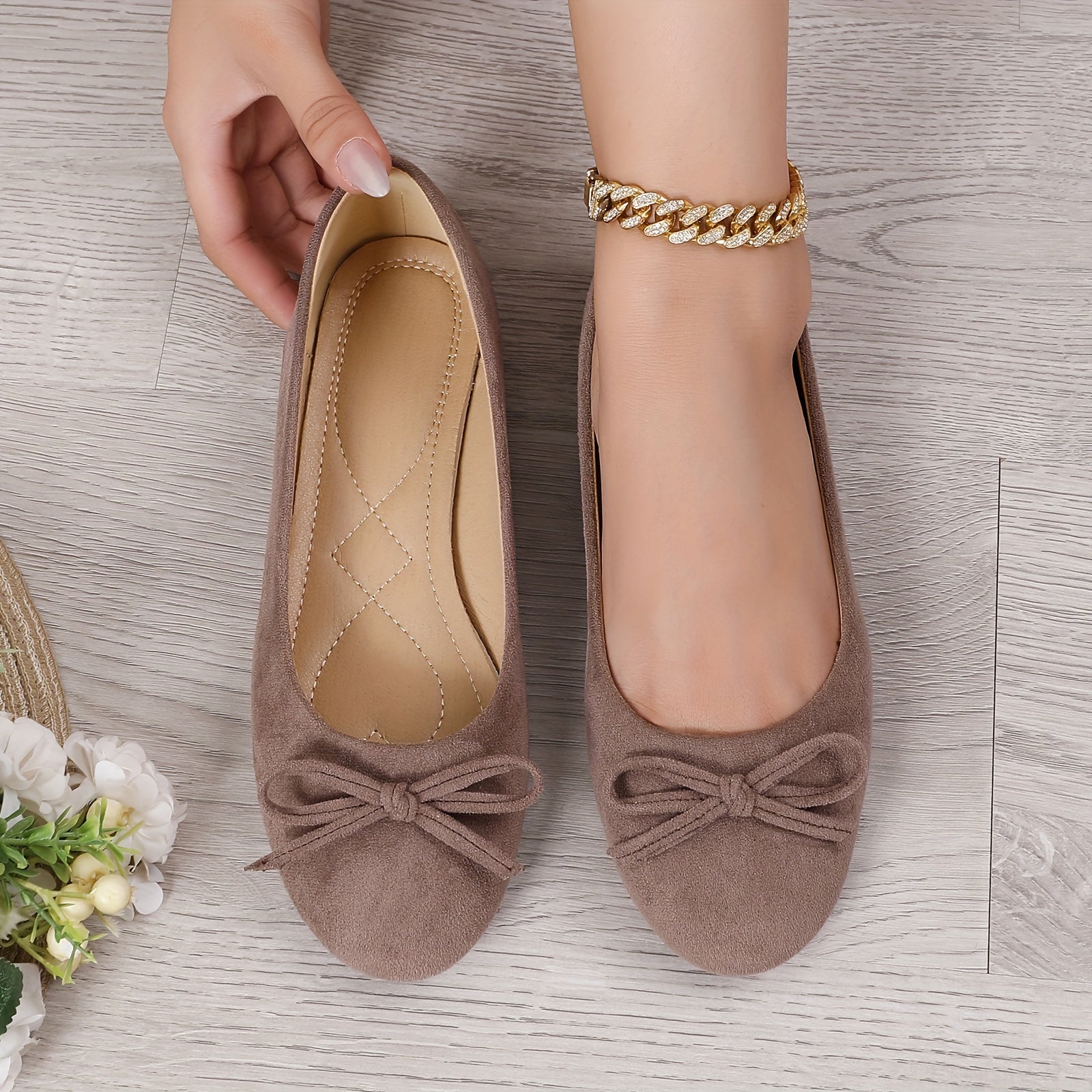 Roselyne | Graceful and Comfortable Ballerina Flats