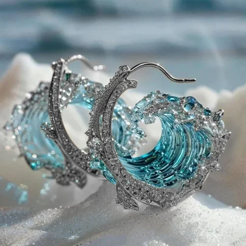 Azure Wave Earrings