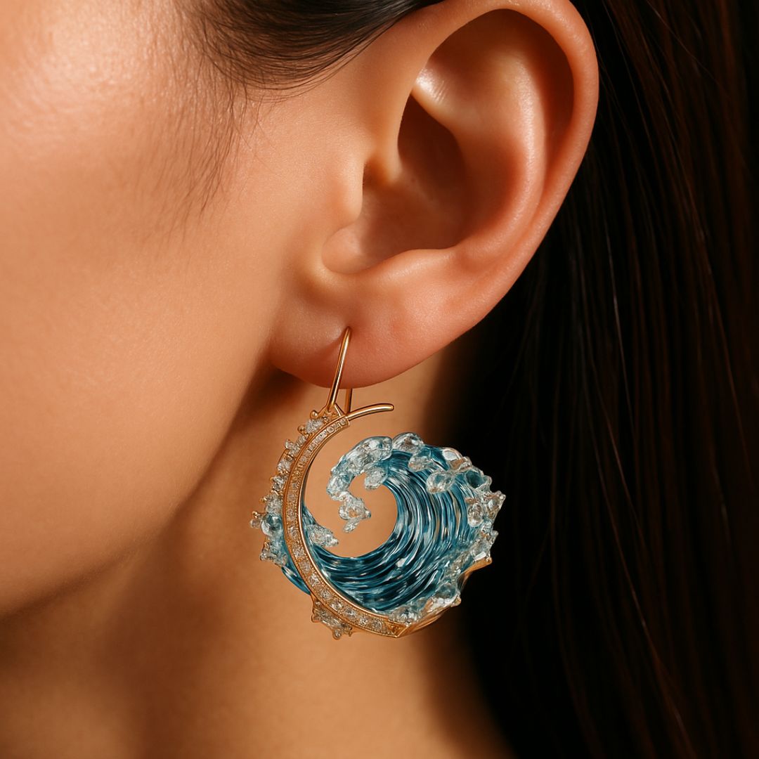Azure Wave Earrings