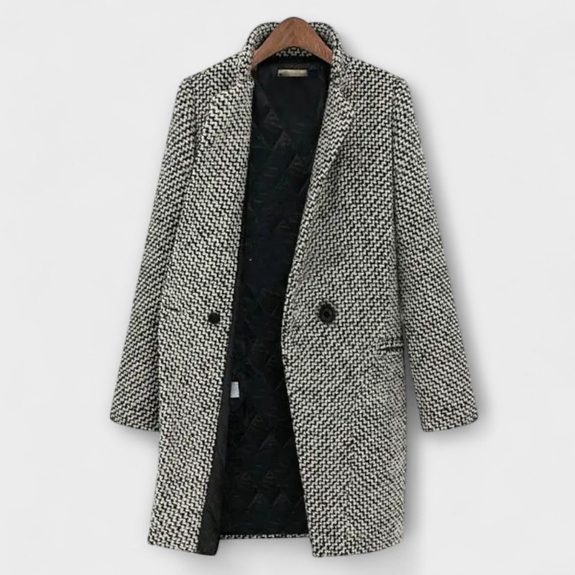 Annette – Classic Houndstooth Heritage Coat