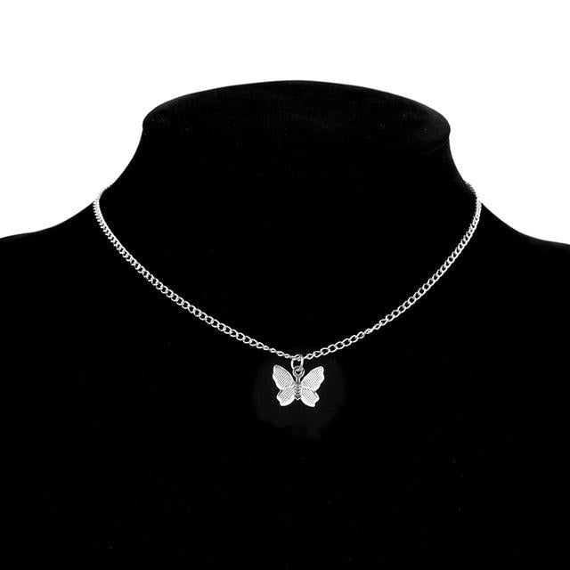 Elegant Butterfly Pendant Necklace
