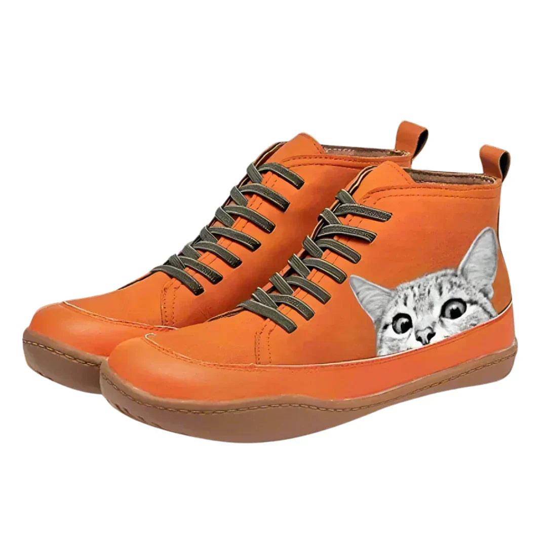 Felinite | Cat Lover's Ankle Boots