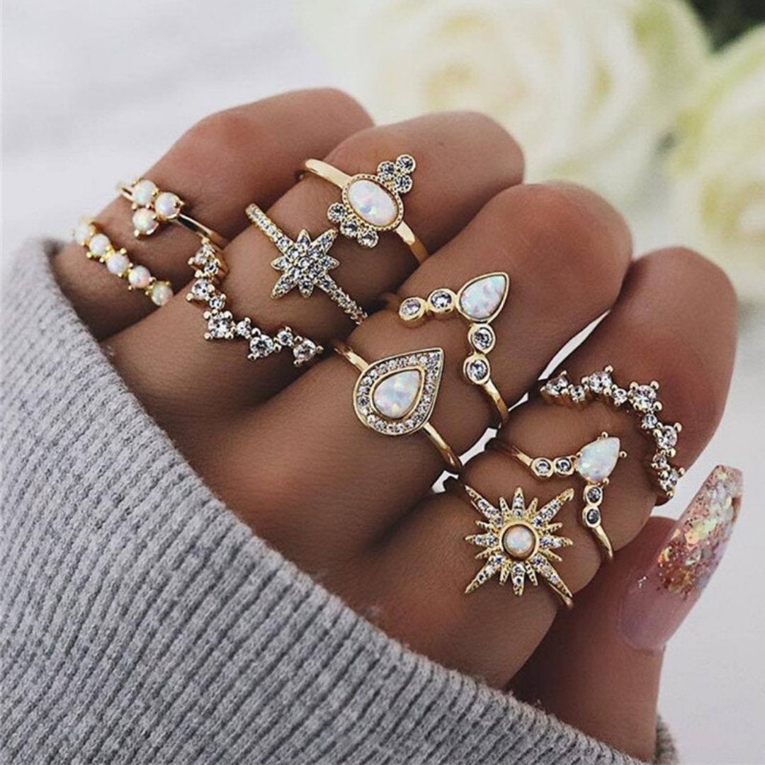 Deluxe Ring Set (8–12 Pieces)