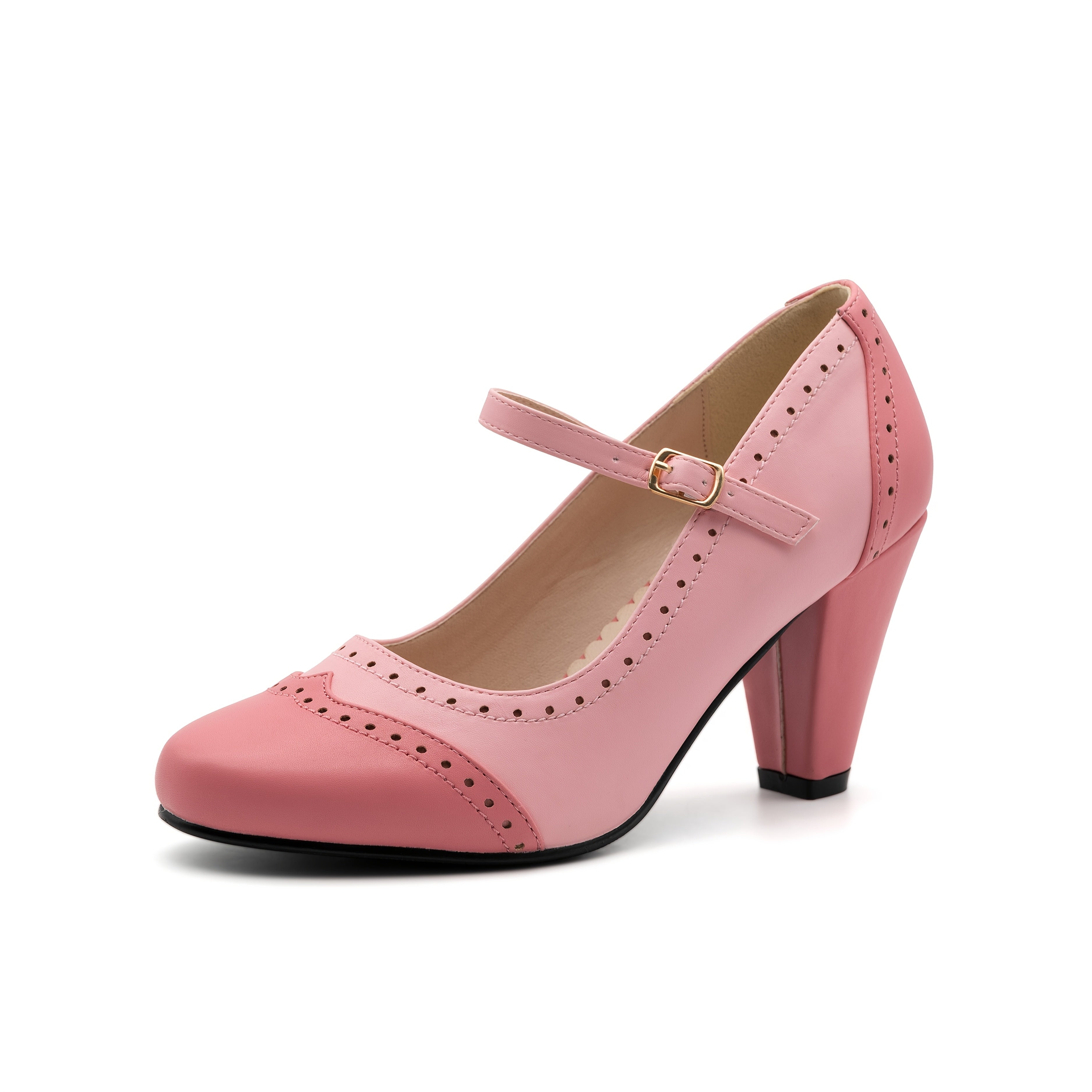 Amy™ | Stylish Two-Tone Heels with Comfort-Focused Design