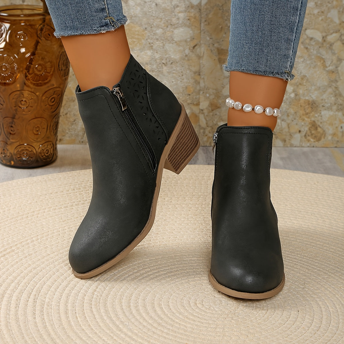 Léonie™ – Comfortable and Breathable Ankle Boots