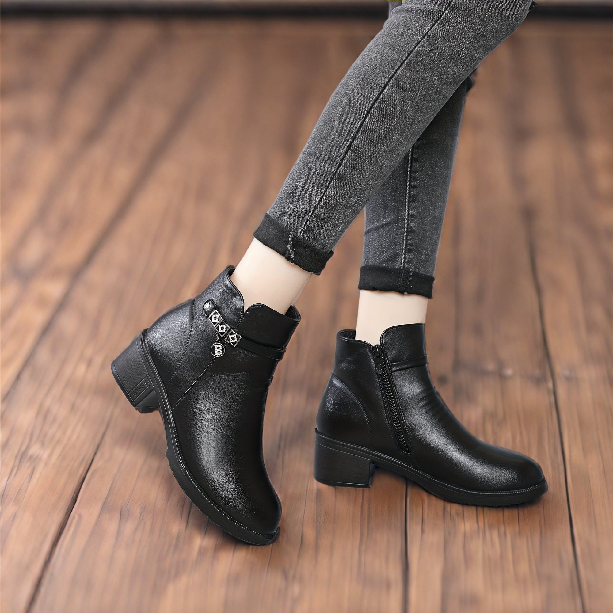 Noémie™ – Cozy Winter Ankle Boots