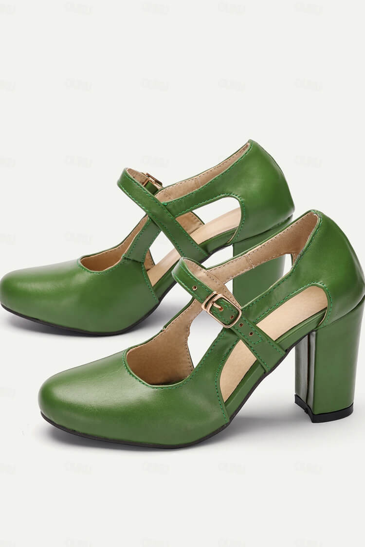 Régine | Chic and Sturdy Heeled Court Shoes