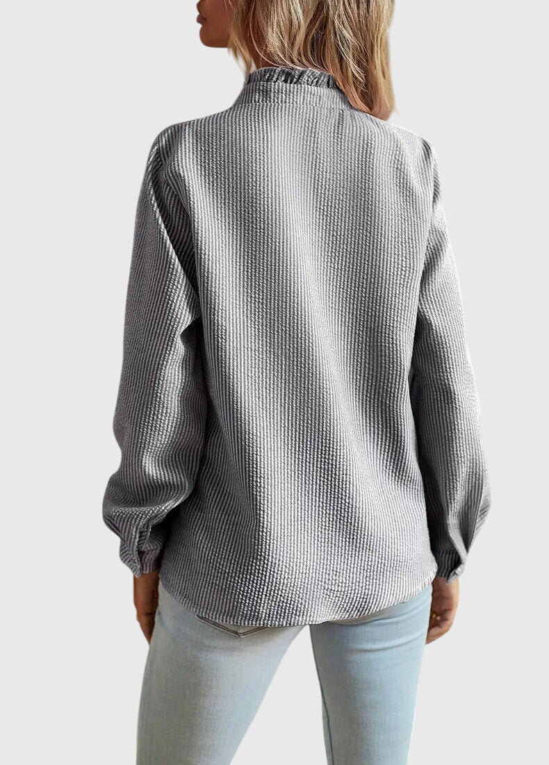 Alice - Long Sleeve Ruffle Top