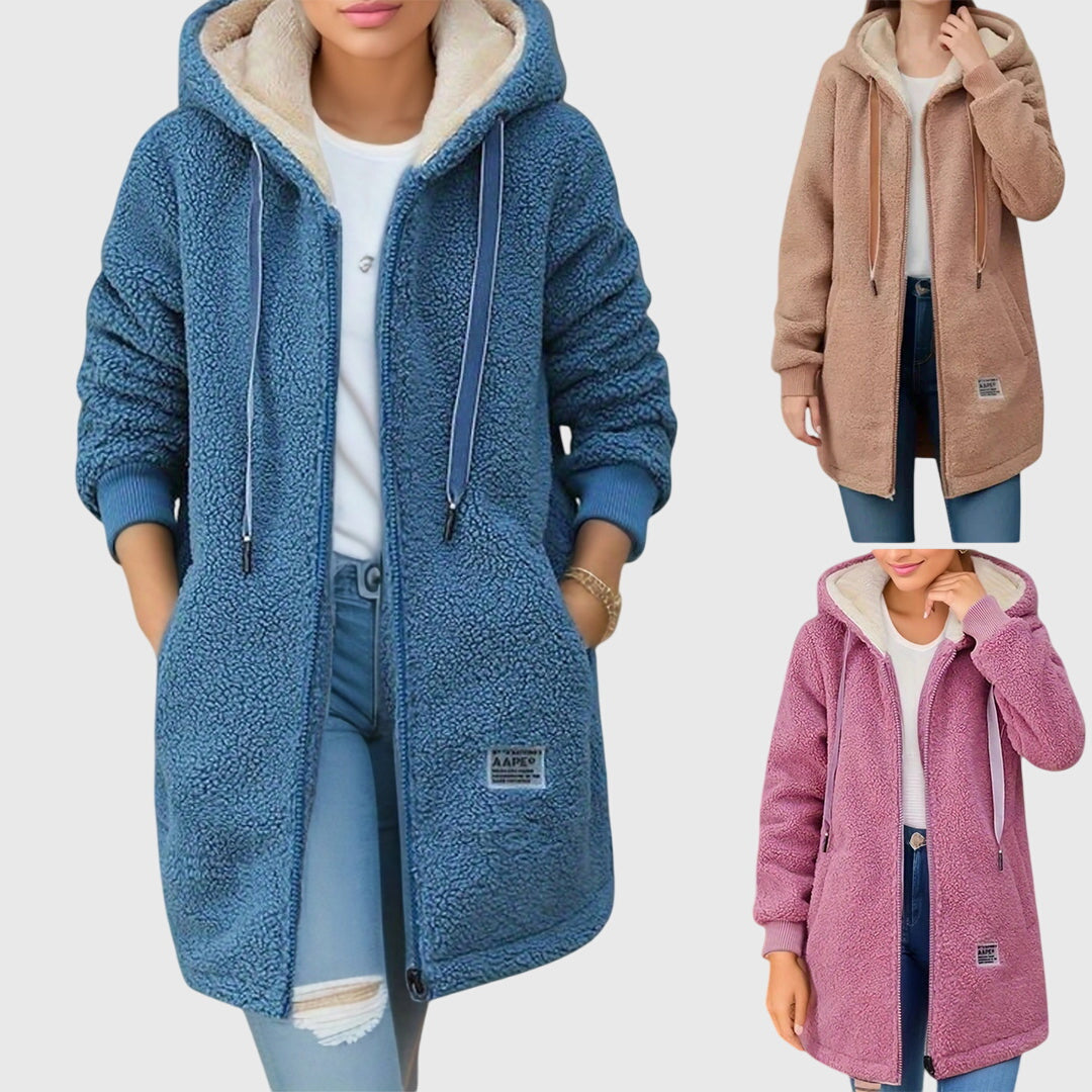 Ada - Cozy Fleece Hooded Jacket