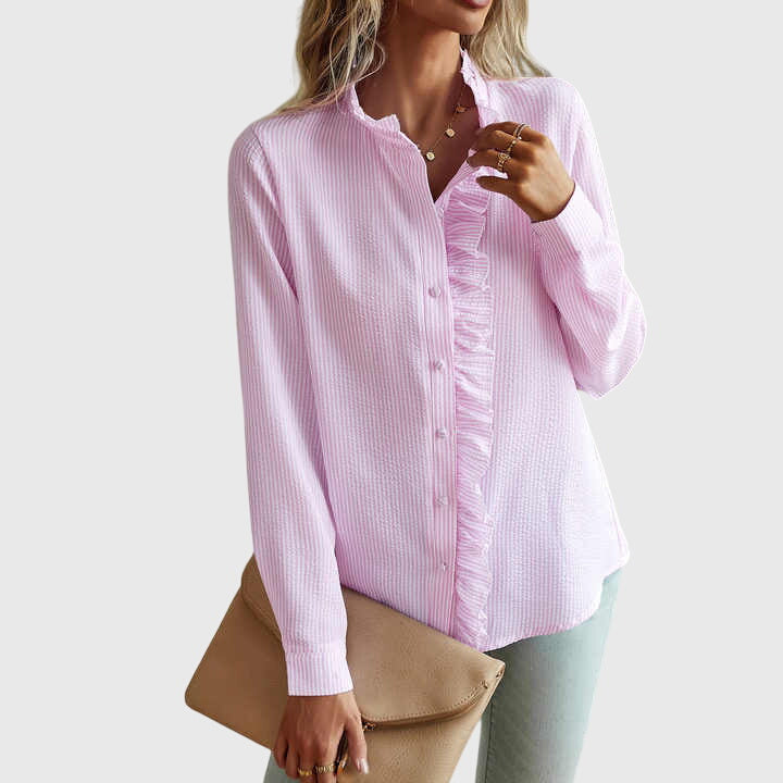 Alice - Long Sleeve Ruffle Top