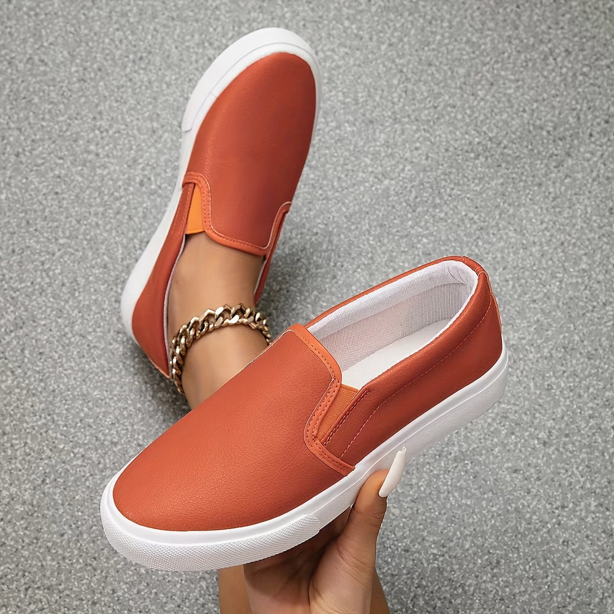 Élodie™ | Chic and Cozy Slip-On Sneakers